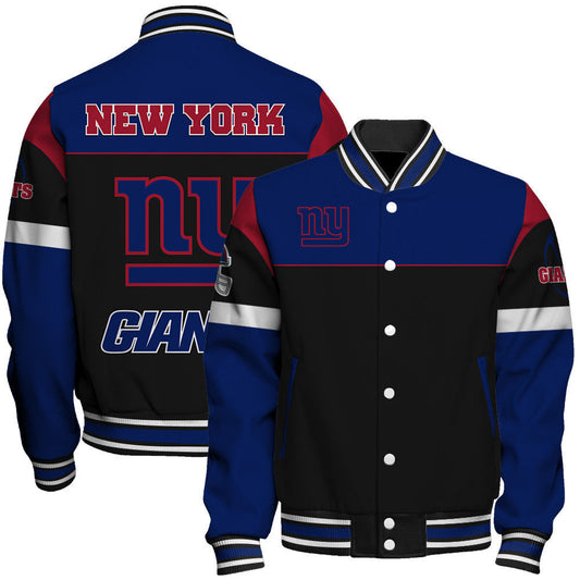 New York Giants National Football League 2026 Feel The Power Unisex Varsity Jacket