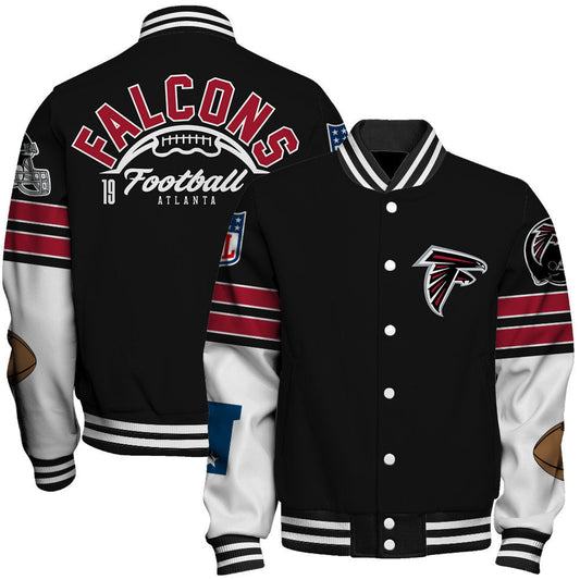 Atlanta Falcons National Football League 2026 Feel The Power Unisex Varsity Jacket