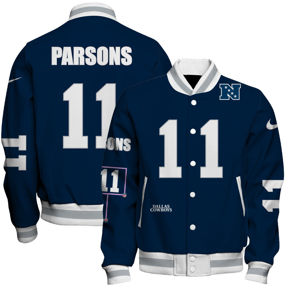 Micah Parsons #11 Dallas Cowboys National Football League 2026 Unique Design Unisex Varsity Jacket