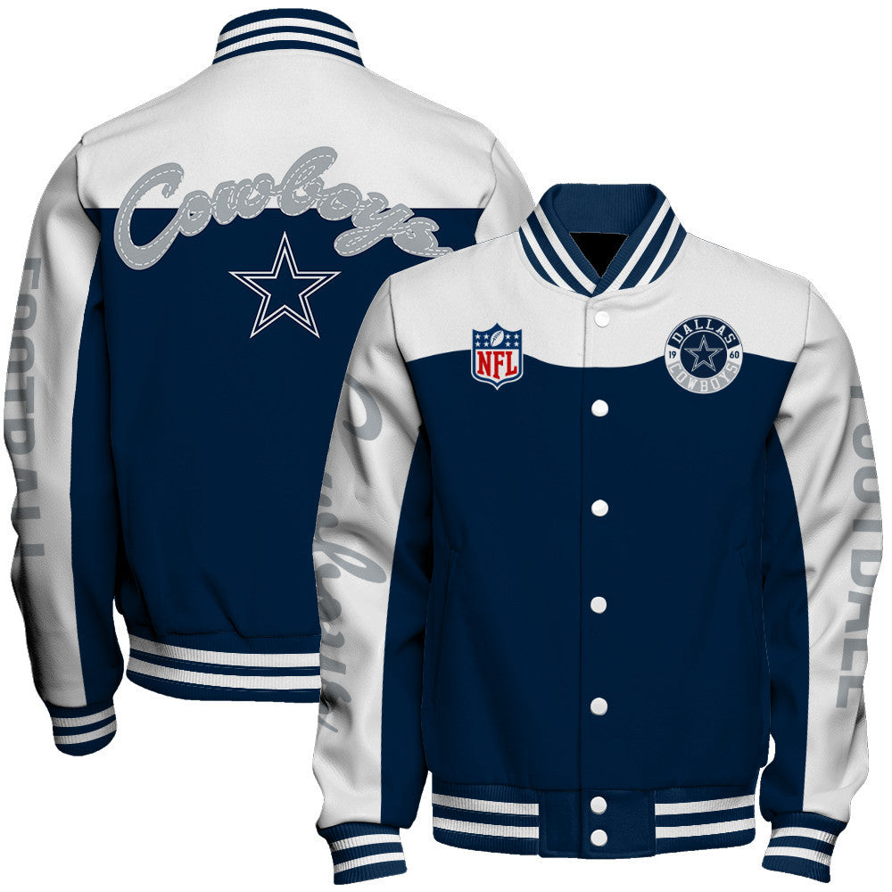 Dallas Cowboys National Football League 2026 Face Any Weather Unisex Varsity Jacket