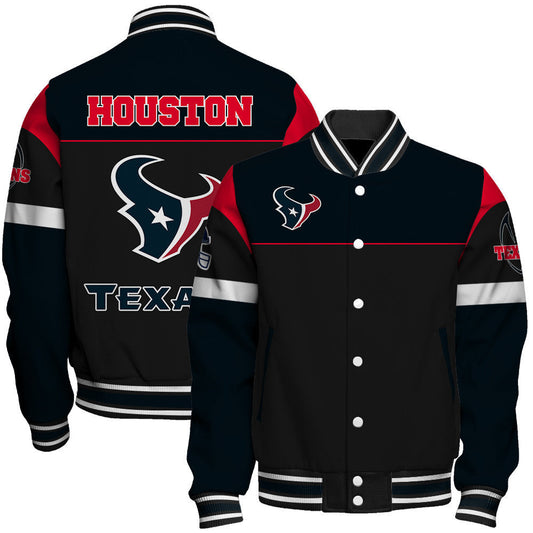 Houston Texans National Football League 2026 Feel The Power Unisex Varsity Jacket