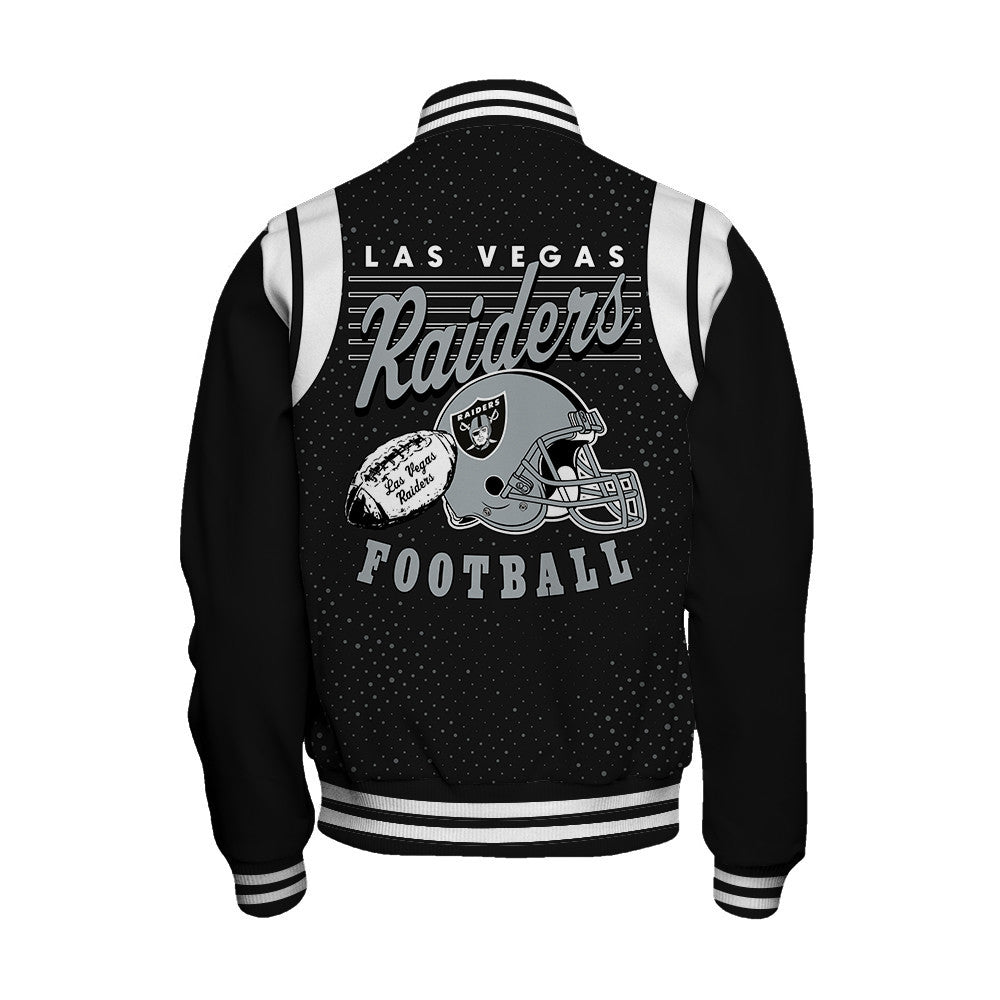 Las Vegas Raiders National Football League 2026 Make Your Mark Unisex Varsity Jacket