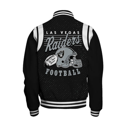 Las Vegas Raiders National Football League 2026 Make Your Mark Unisex Varsity Jacket