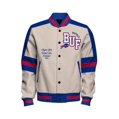 Buffalo Bills | Football Team 2026 Feel The Power Unisex Varsity Jacket