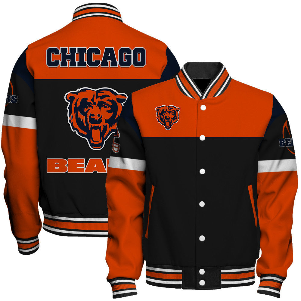 Chicago Bears National Football League 2026 Feel The Power Unisex Varsity Jacket
