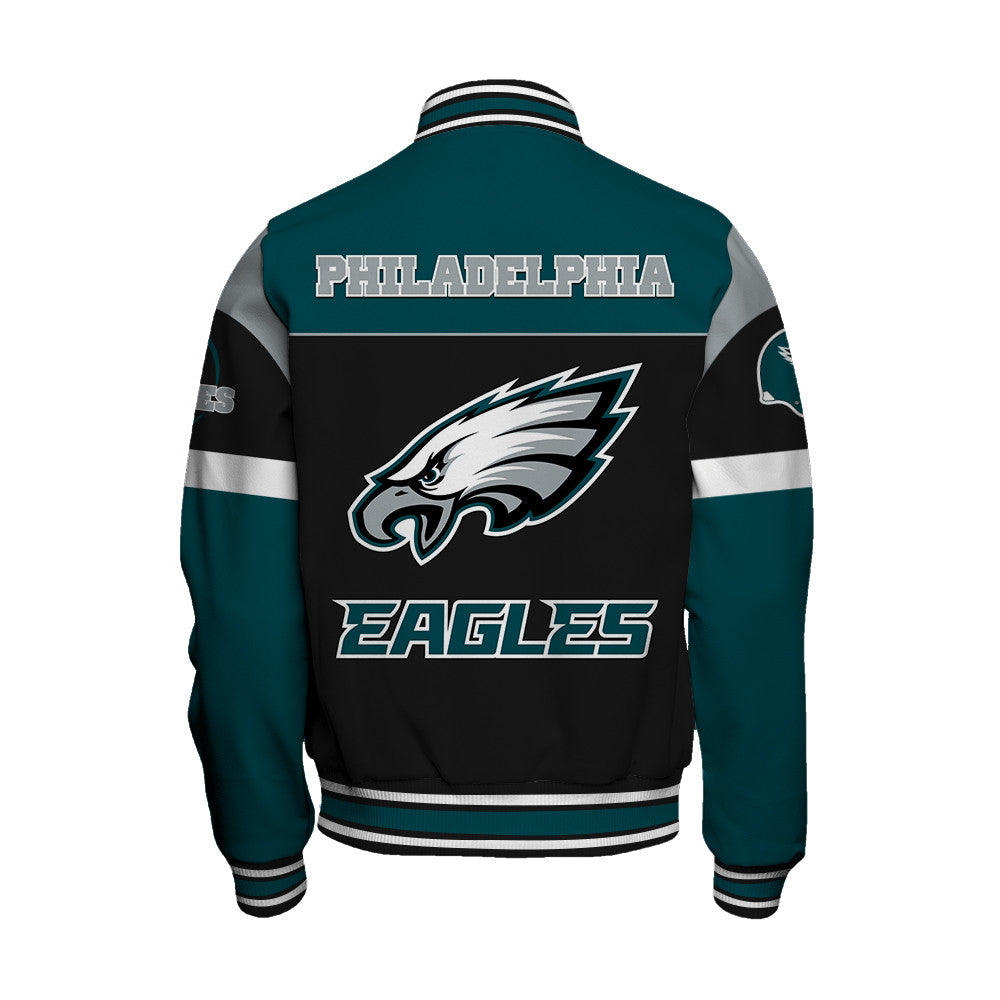 Philadelphia Eagles National Football League 2026 Feel The Power Unisex Varsity Jacket