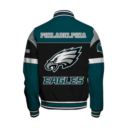 Philadelphia Eagles National Football League 2026 Feel The Power Unisex Varsity Jacket