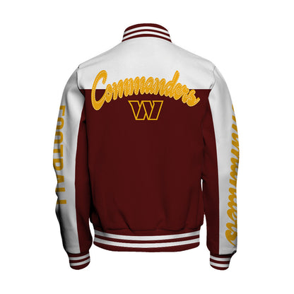 Washington Commanders National Football League 2026 Face Any Weather Unisex Varsity Jacket