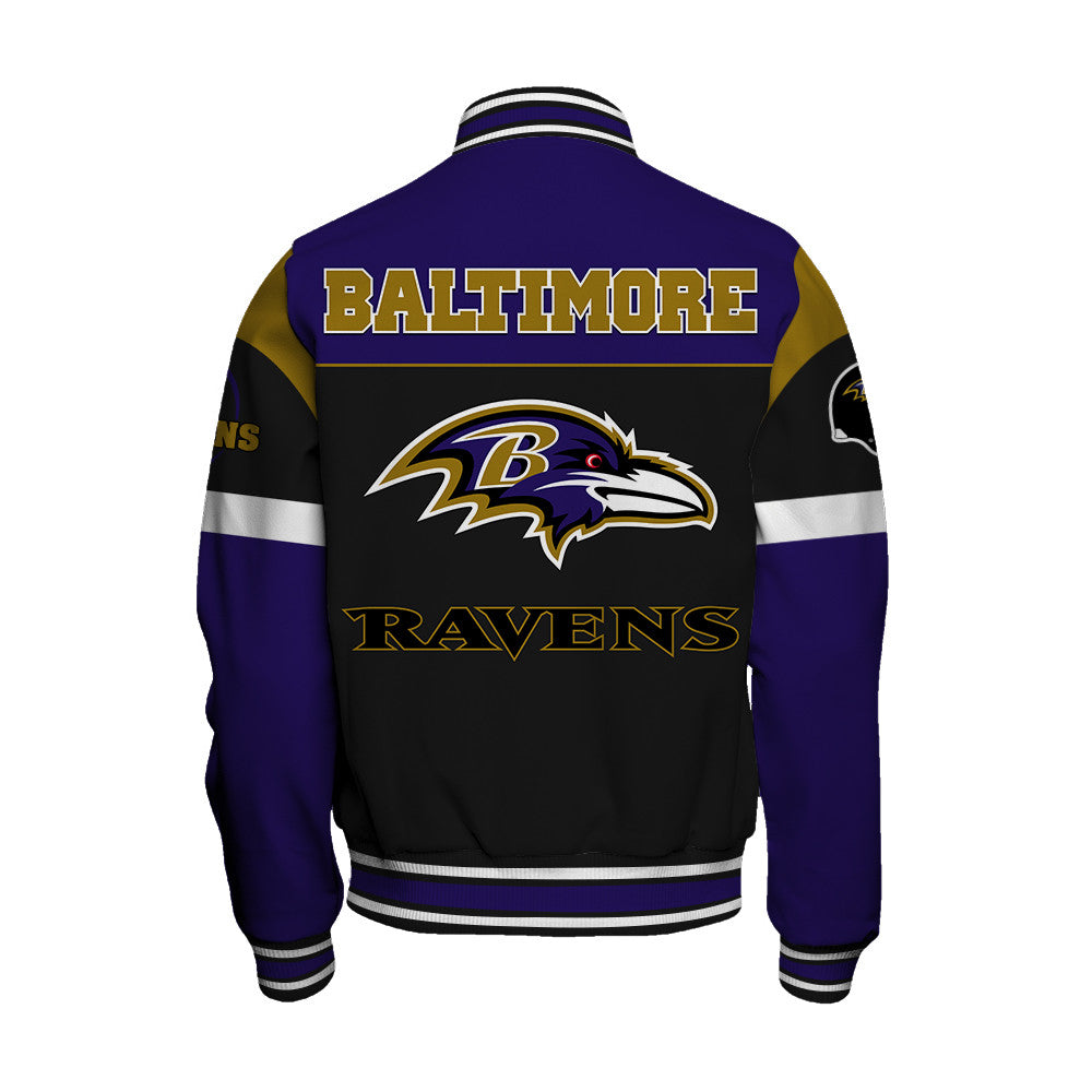 Baltimore Ravens National Football League 2026 Feel The Power Unisex Varsity Jacket