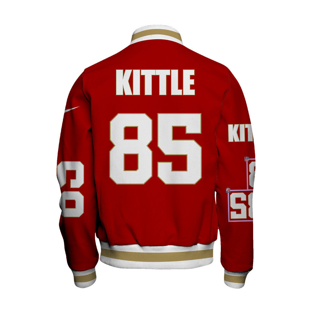 George Kittle #85 San Francisco 49ers National Football League 2026 Unique Design Unisex Varsity Jacket