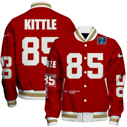 George Kittle #85 San Francisco 49ers National Football League 2026 Unique Design Unisex Varsity Jacket