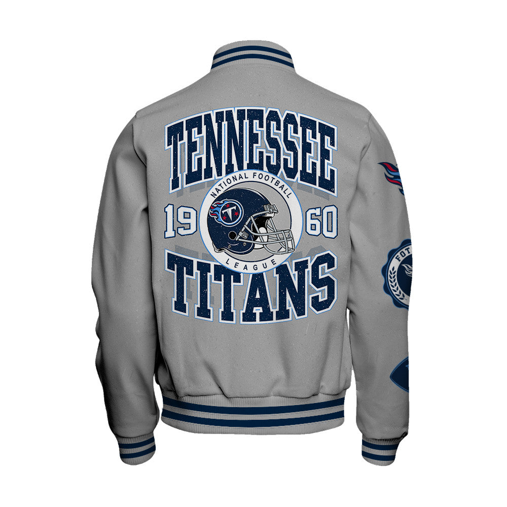 Tennessee Titans 2026 Feel The Power Unisex Varsity Jacket