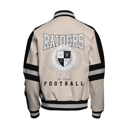 Las Vegas Raiders | Football Team 2026 Feel The Power Unisex Varsity Jacket