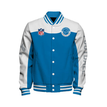 Detroit Lions National Football League 2026 Face Any Weather Unisex Varsity Jacket
