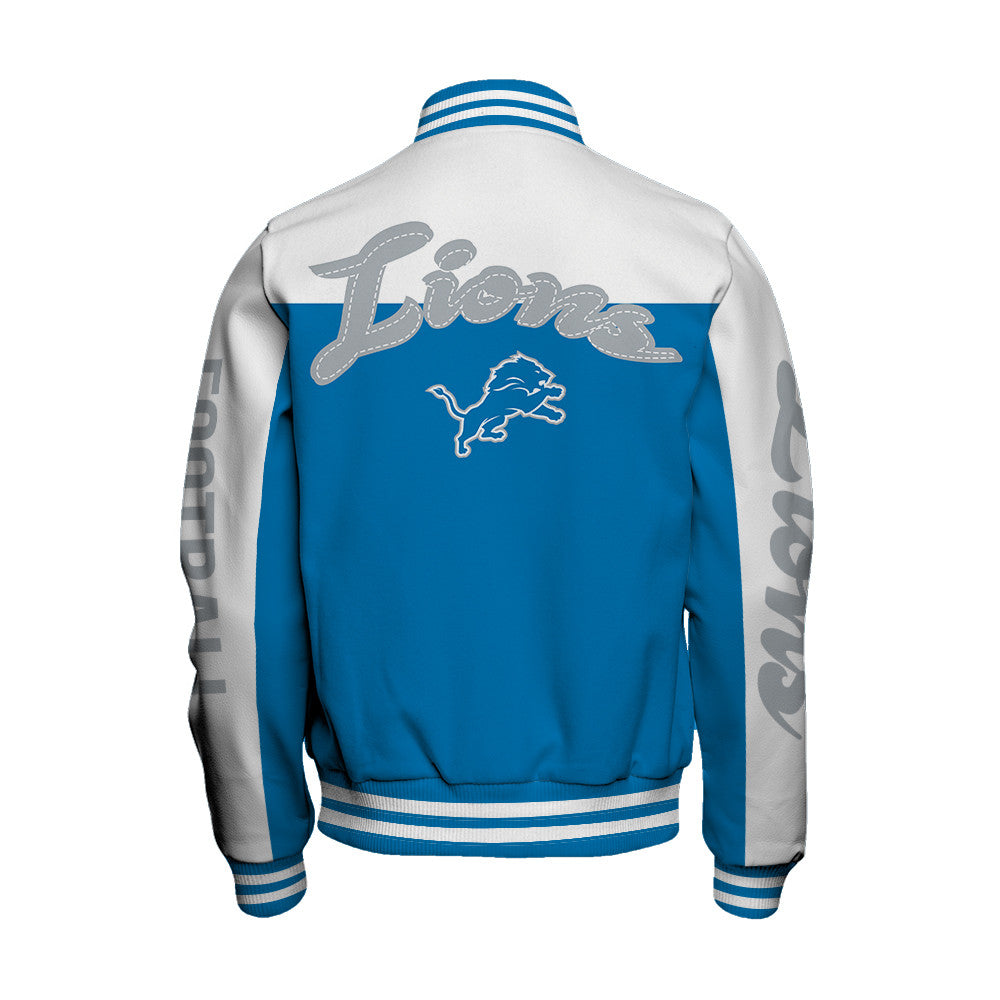 Detroit Lions National Football League 2026 Face Any Weather Unisex Varsity Jacket