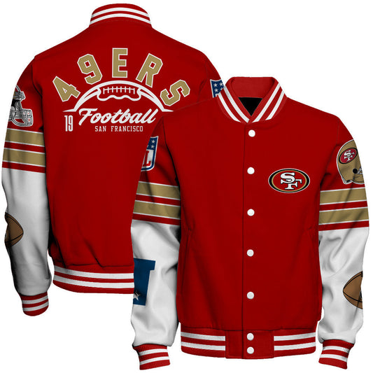 San Francisco 49ers National Football League 2026 Feel The Power Unisex Varsity Jacket