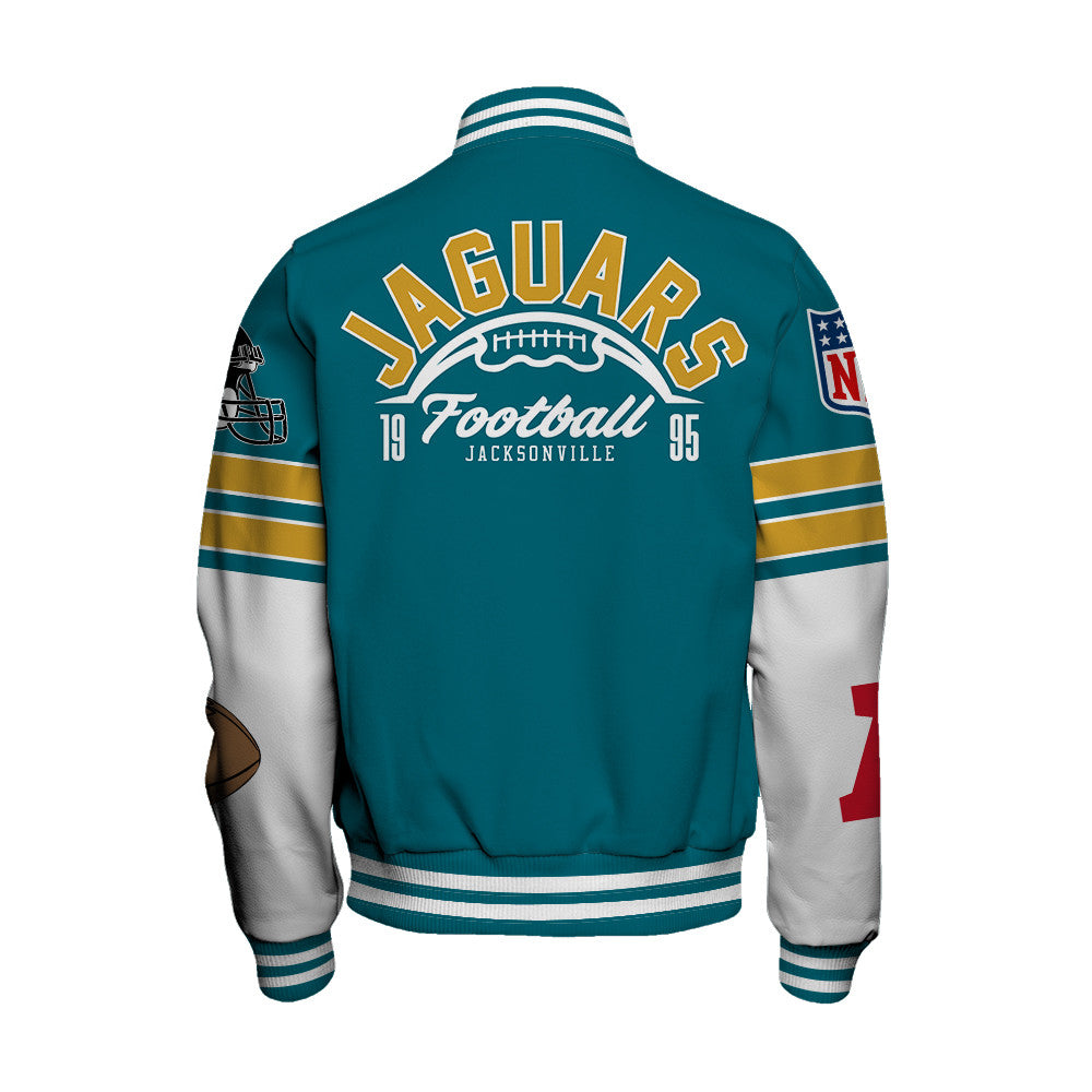 Jacksonville Jaguars National Football League 2026 Feel The Power Unisex Varsity Jacket