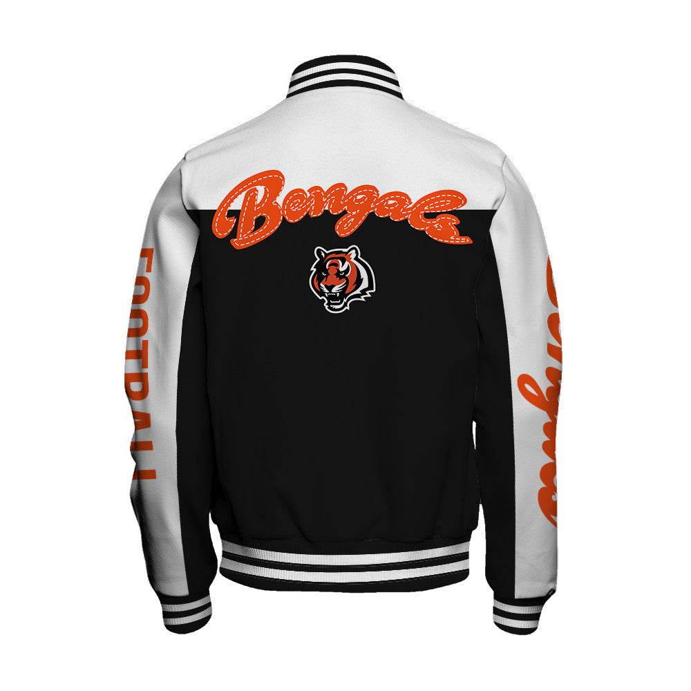 Cincinnati Bengals National Football League 2026 Face Any Weather Unisex Varsity Jacket