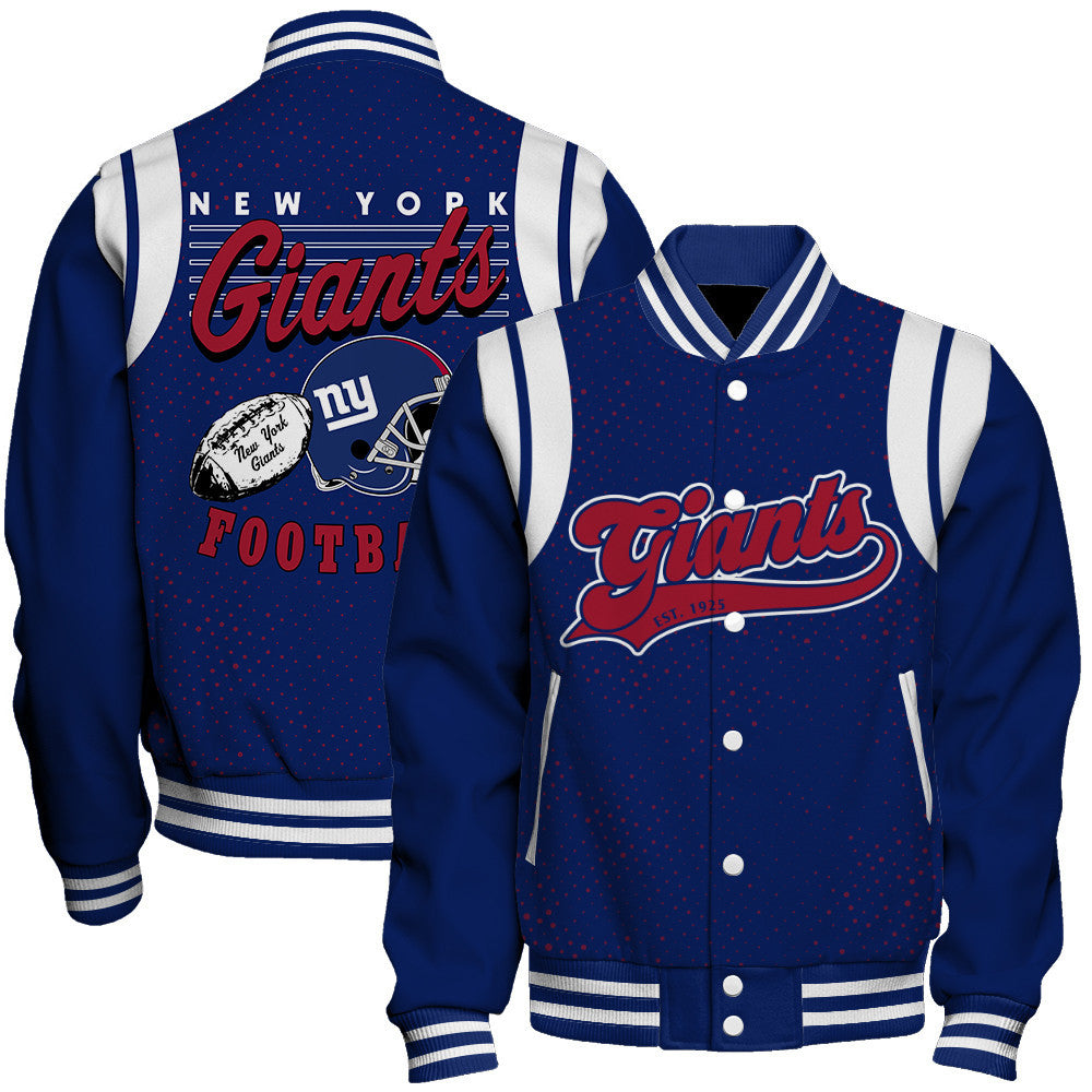 New York Giants National Football League 2026 Make Your Mark Unisex Varsity Jacket
