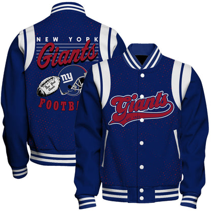 New York Giants National Football League 2026 Make Your Mark Unisex Varsity Jacket