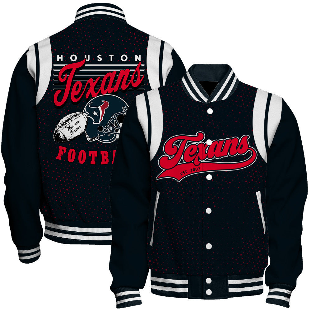 Houston Texans National Football League 2026 Make Your Mark Unisex Varsity Jacket