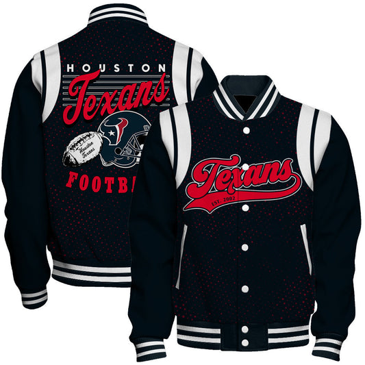 Houston Texans National Football League 2026 Make Your Mark Unisex Varsity Jacket