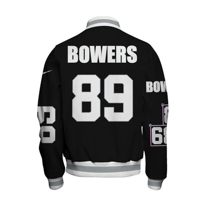 Brock Bowers #89 Las Vegas Raiders National Football League 2026 Unique Design Unisex Varsity Jacket