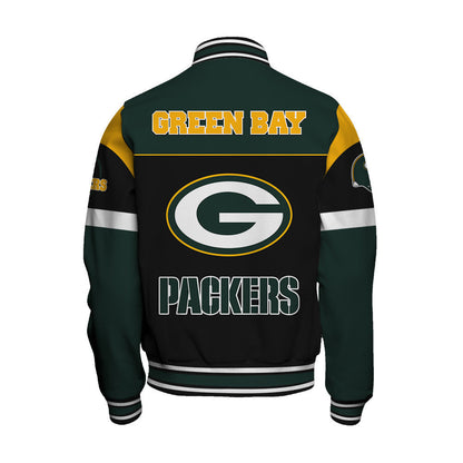 Green Bay Packers National Football League 2026 Feel The Power Unisex Varsity Jacket