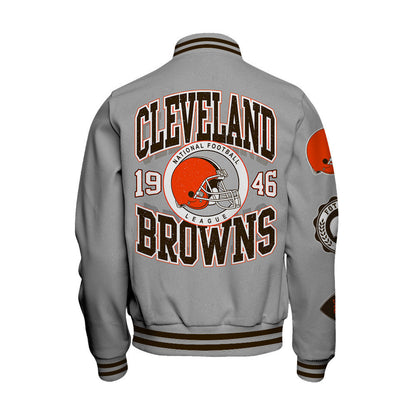 Cleveland Browns 2026 Feel The Power Unisex Varsity Jacket