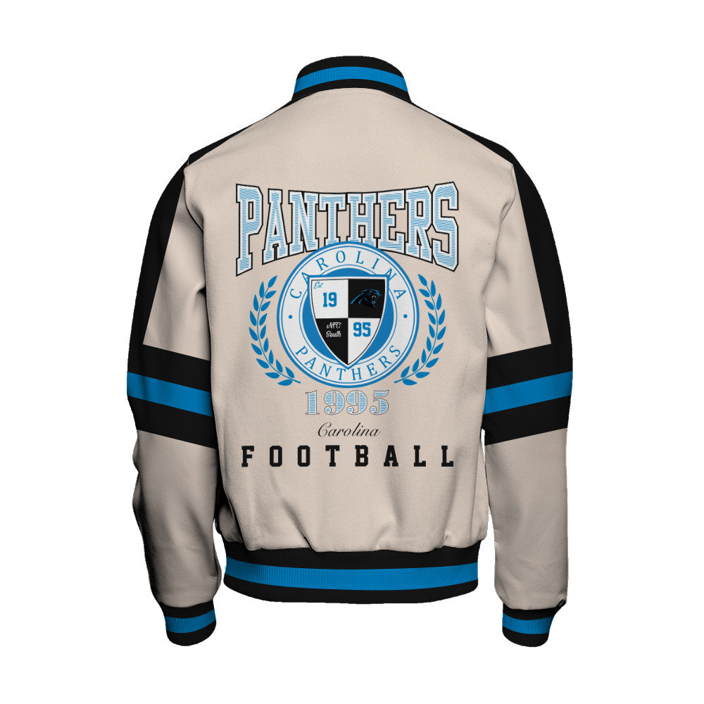 Carolina Panthers | Football Team 2026 Feel The Power Unisex Varsity Jacket