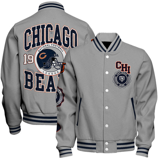 Chicago Bears Nfl 2026 Feel The Power Unisex Varsity Jacket