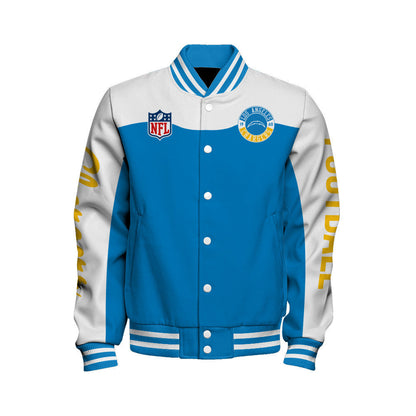 Los Angeles Chargers National Football League 2026 Face Any Weather Unisex Varsity Jacket