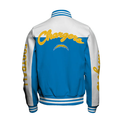 Los Angeles Chargers National Football League 2026 Face Any Weather Unisex Varsity Jacket