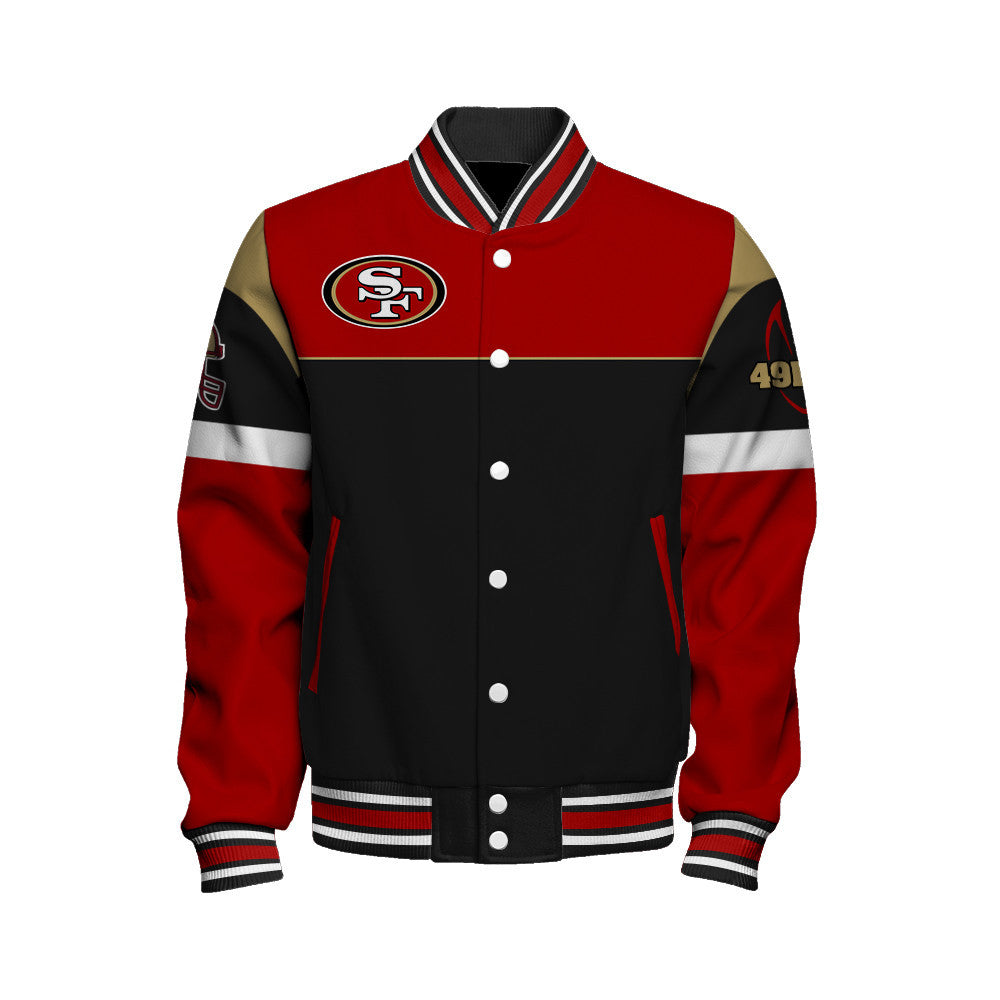San Francisco 49ers National Football League 2026 Feel The Power Unisex Varsity Jacket