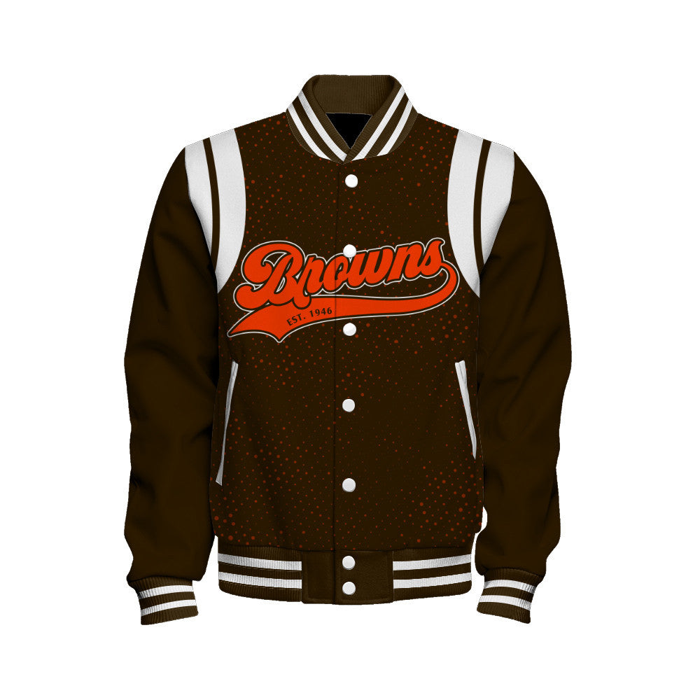 Cleveland Browns National Football League 2026 Make Your Mark Unisex Varsity Jacket