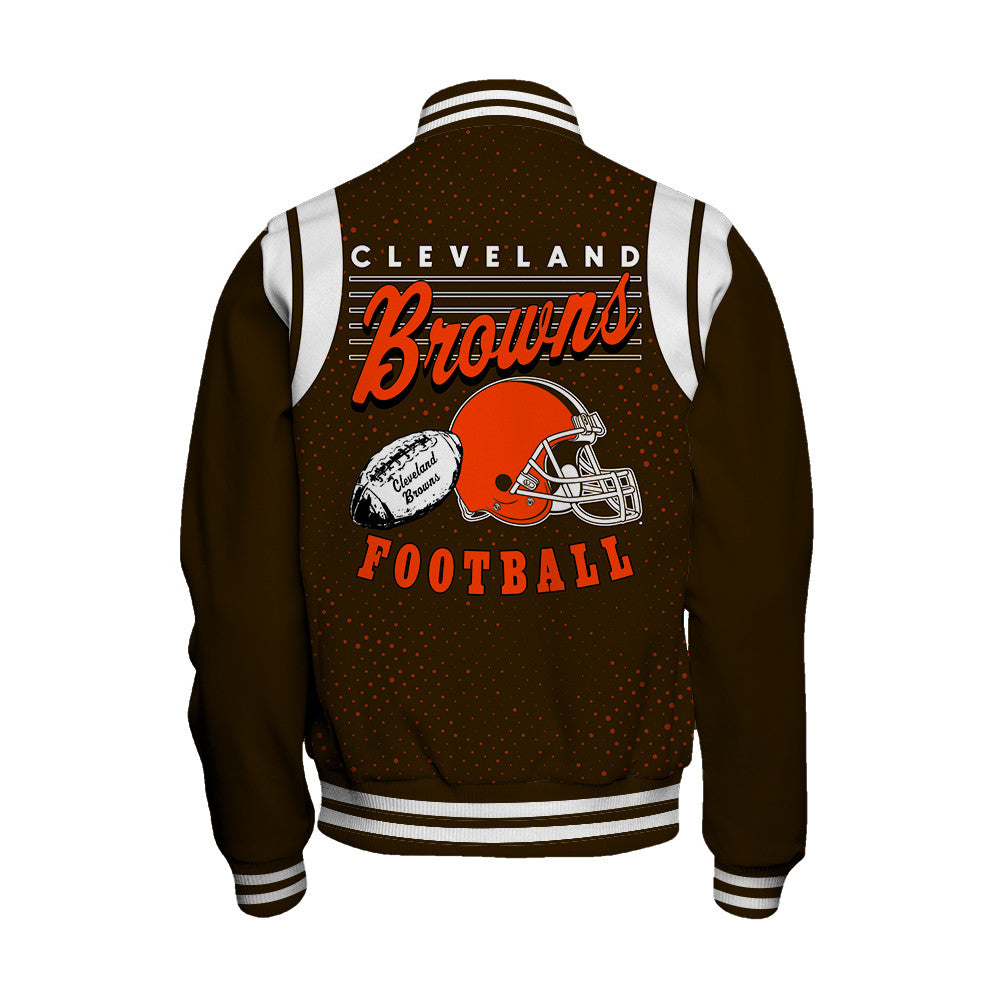 Cleveland Browns National Football League 2026 Make Your Mark Unisex Varsity Jacket