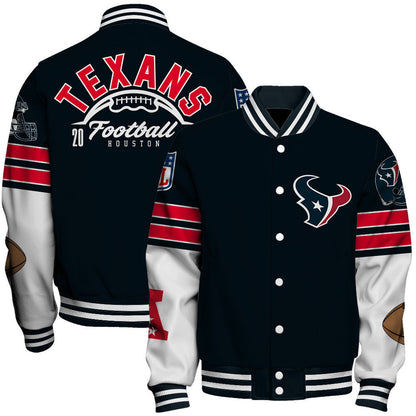 Houston Texans National Football League 2026 Feel The Power Unisex Varsity Jacket