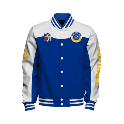 Los Angeles Rams National Football League 2026 Face Any Weather Unisex Varsity Jacket