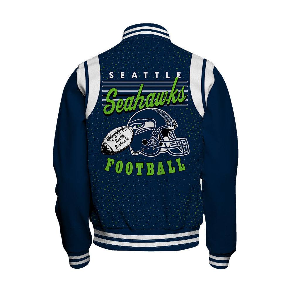 Seattle Seahawks National Football League 2026 Make Your Mark Unisex Varsity Jacket
