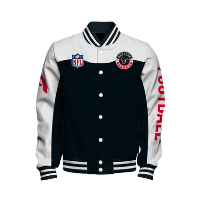 Houston Texans National Football League 2026 Face Any Weather Unisex Varsity Jacket