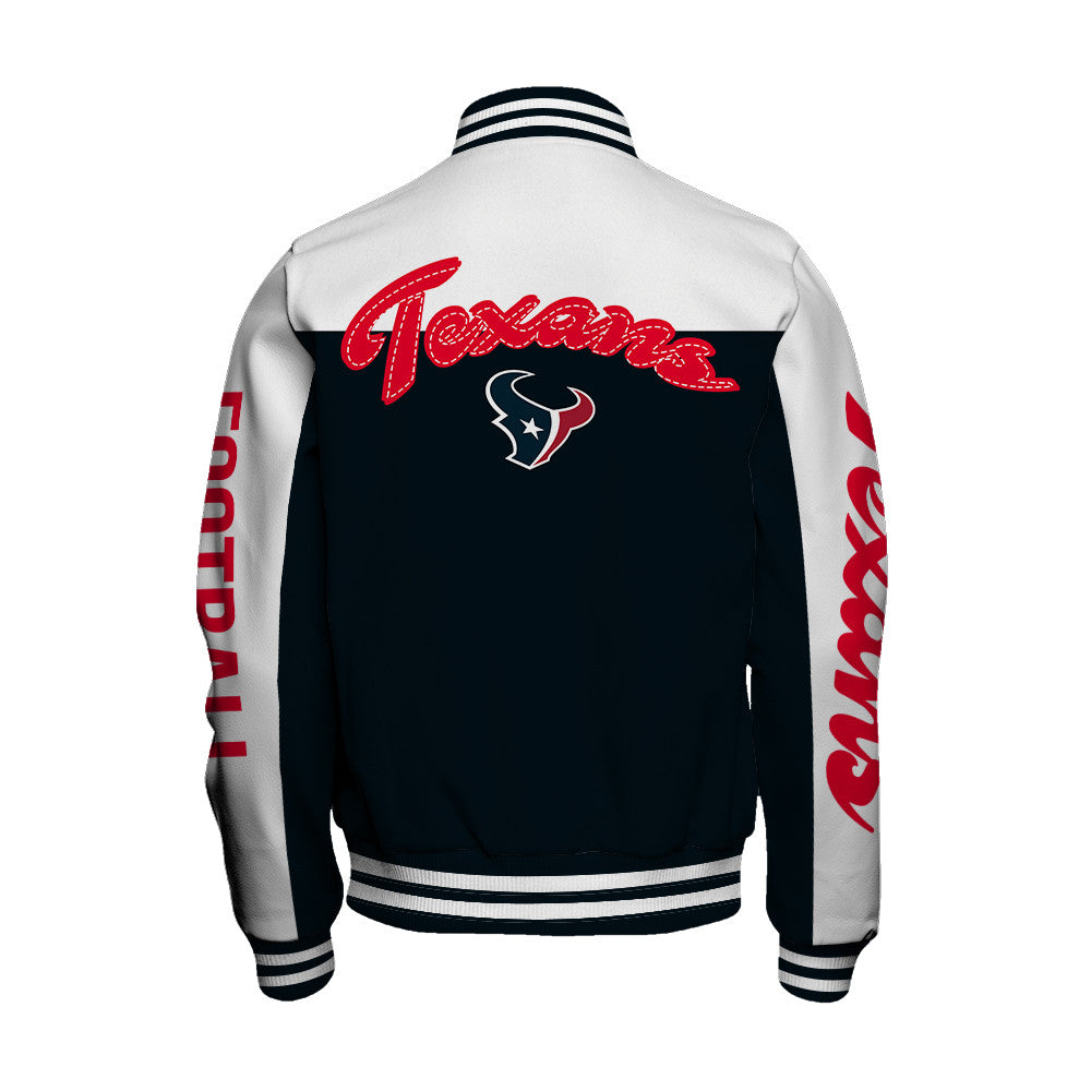 Houston Texans National Football League 2026 Face Any Weather Unisex Varsity Jacket