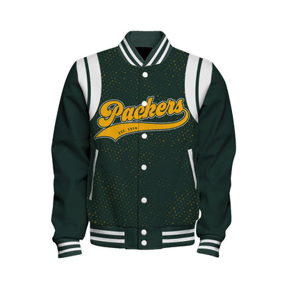 Green Bay Packers National Football League 2026 Make Your Mark Unisex Varsity Jacket