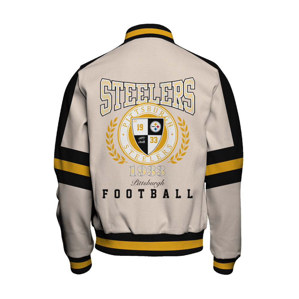 Pittsburgh Steelers | Football Team 2026 Feel The Power Unisex Varsity Jacket