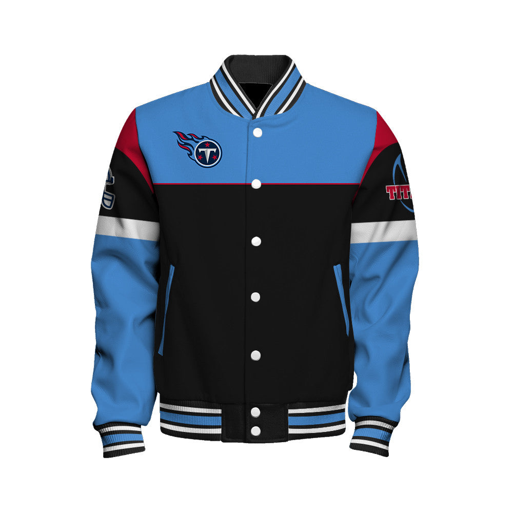 Tennessee Titans National Football League 2026 Feel The Power Unisex Varsity Jacket