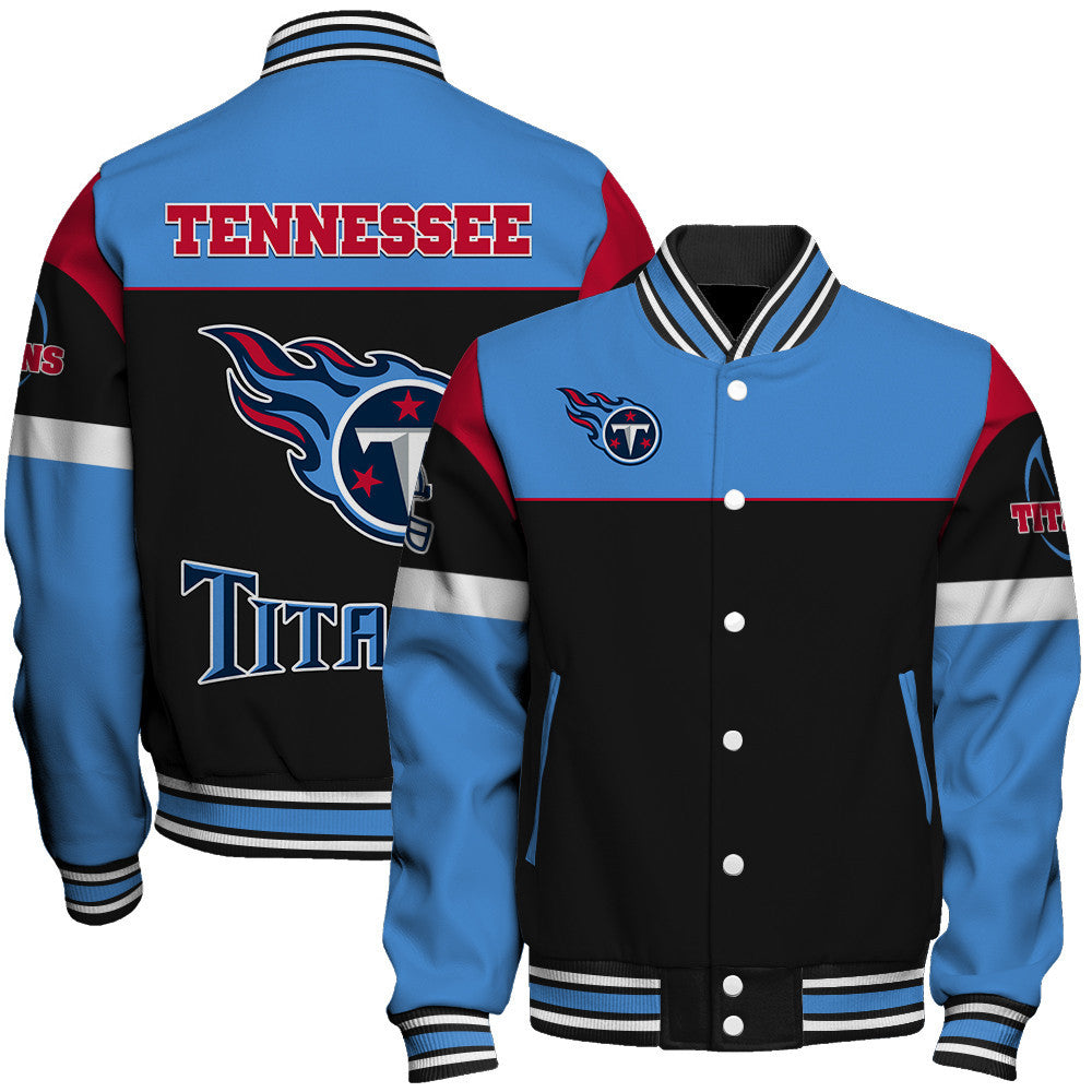 Tennessee Titans National Football League 2026 Feel The Power Unisex Varsity Jacket