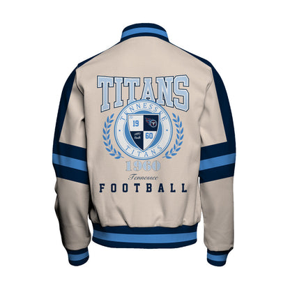 Tennessee Titans | Football Team 2026 Feel The Power Unisex Varsity Jacket