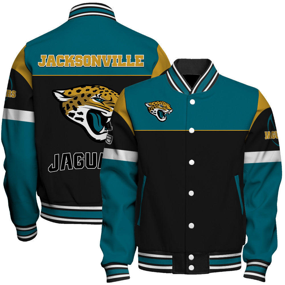 Jacksonville Jaguars National Football League 2026 Feel The Power Unisex Varsity Jacket