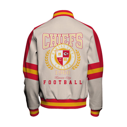 Kansas City Chiefs | Football Team 2026 Feel The Power Unisex Varsity Jacket