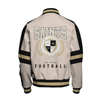 New Orleans Saints | Football Team 2026 Feel The Power Unisex Varsity Jacket