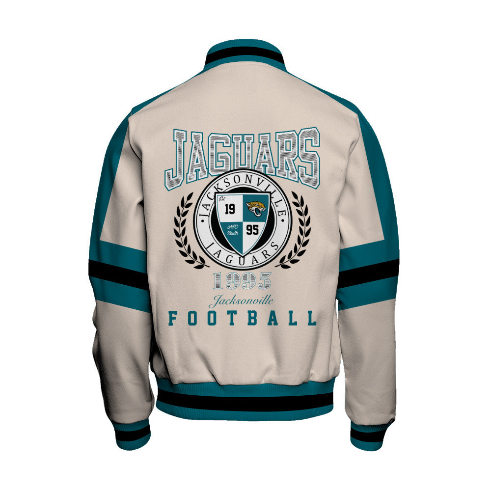 Jacksonville Jaguars | Football Team 2026 Feel The Power Unisex Varsity Jacket
